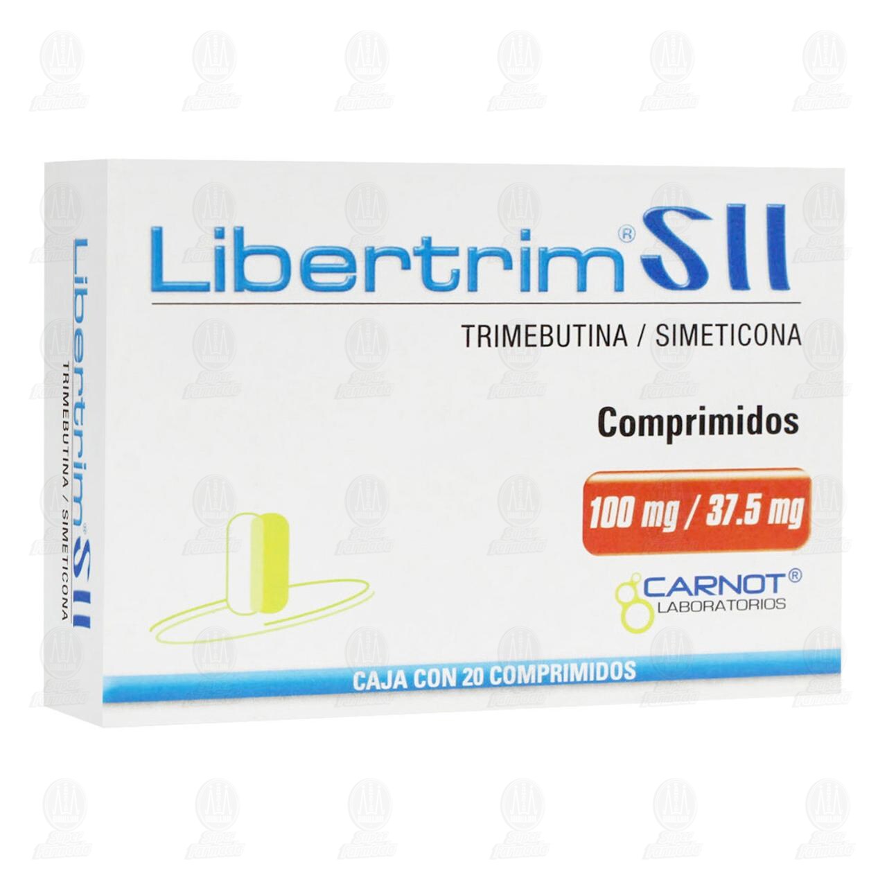 Libertrim SII 100mg/37.5mg, 20 Comprimidos.