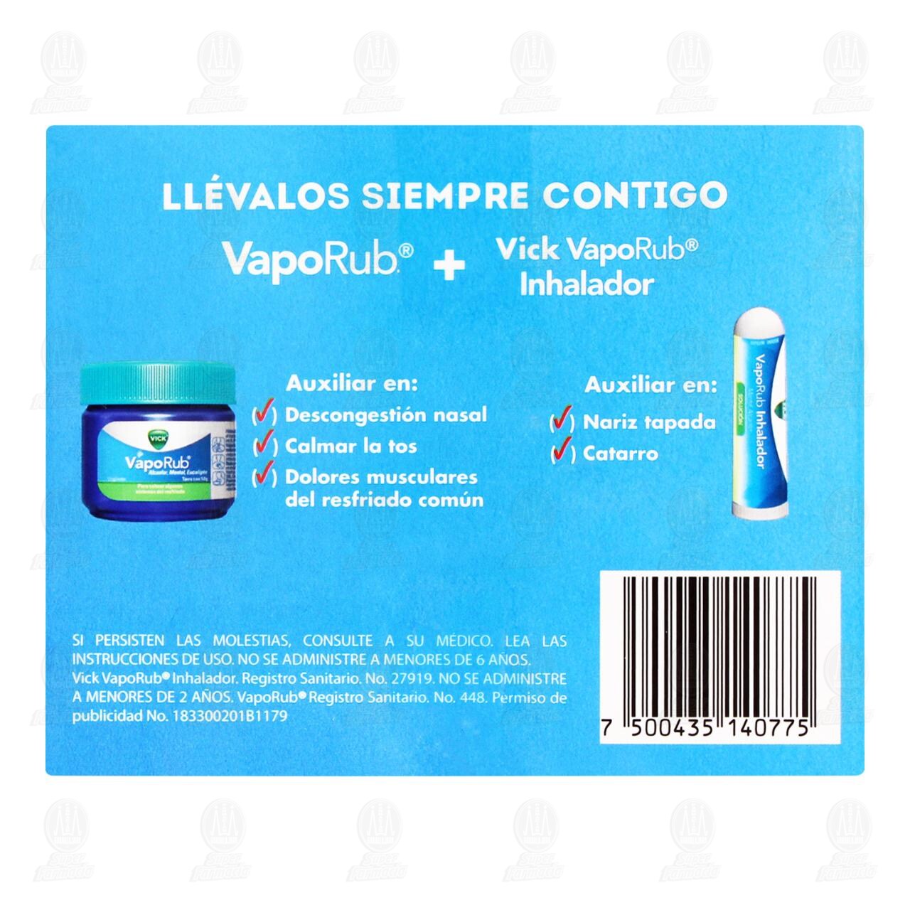 VICK VAPORUB 50GR UNG+INH P PACK image number 2