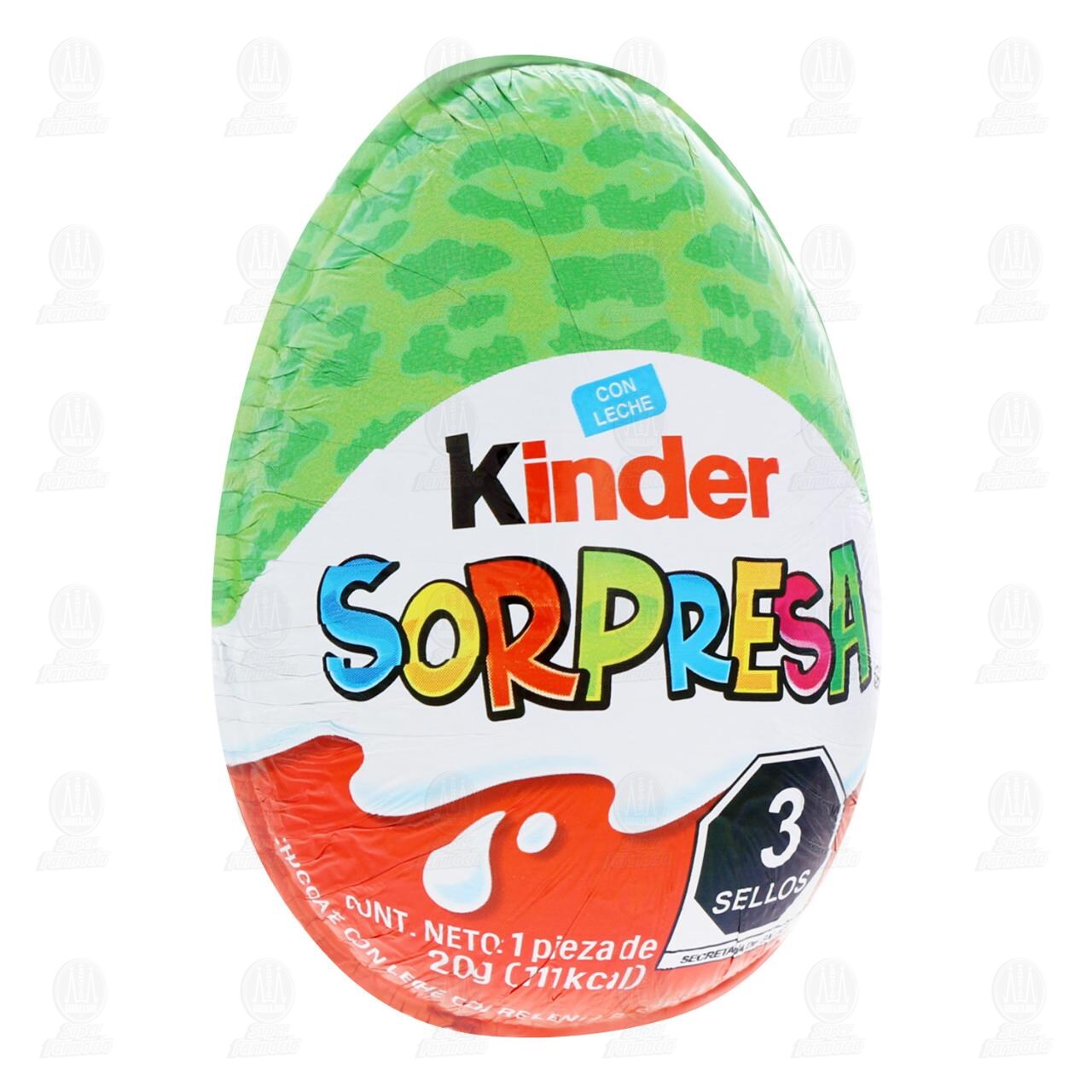 Huevo de Chocolate Kinder Sorpresa de Animales, 20 gr. image number 0