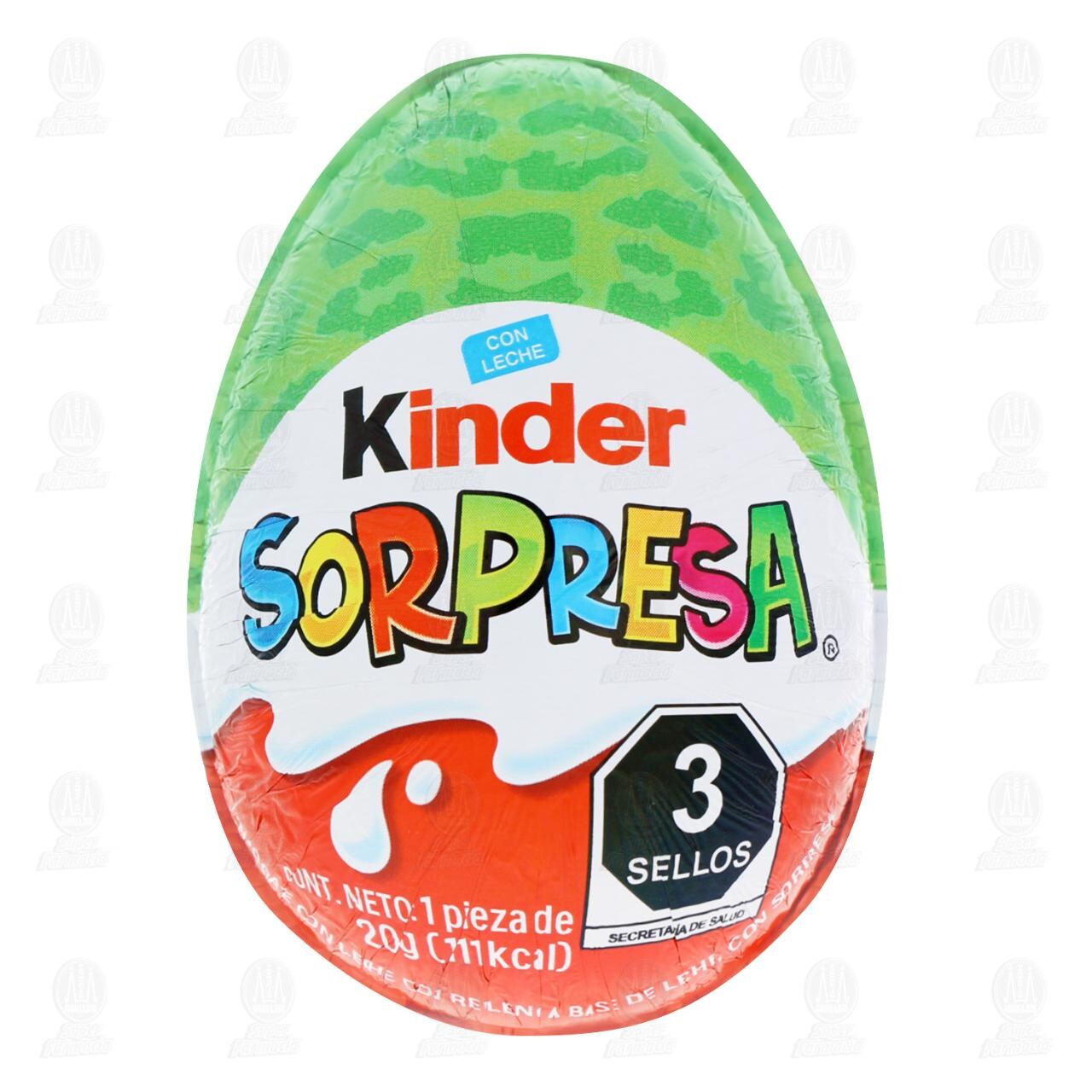 Huevo de Chocolate Kinder Sorpresa de Animales, 20 gr. image number 1