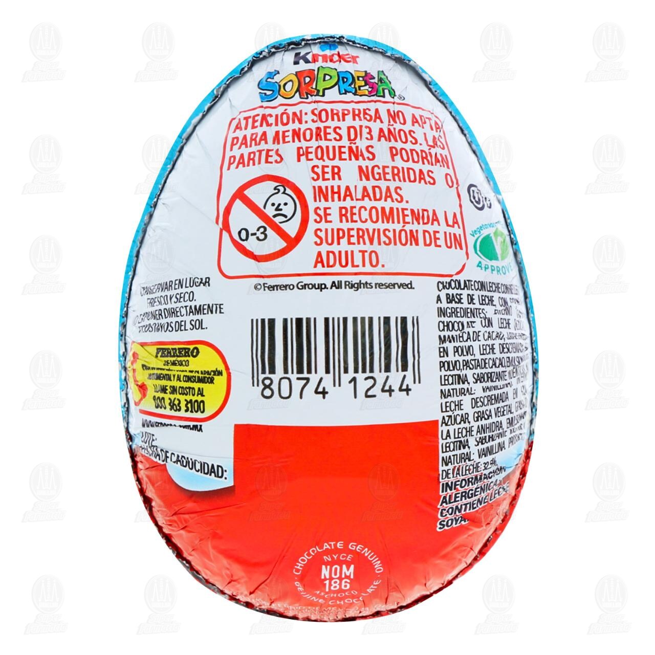 Huevo de Chocolate Kinder Sorpresa para Ni&ntilde;o, 20 gr. image number 2