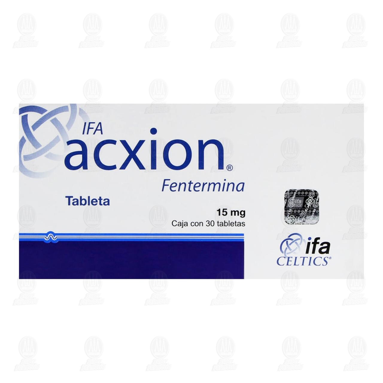 Ifa Acxion 15 mg, 30 Tabletas. image number 1