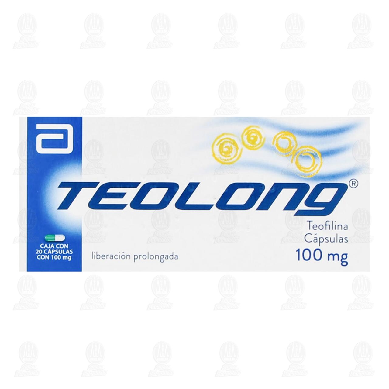 Teolong 100 mg, 20 C&aacute;psulas. image number 1