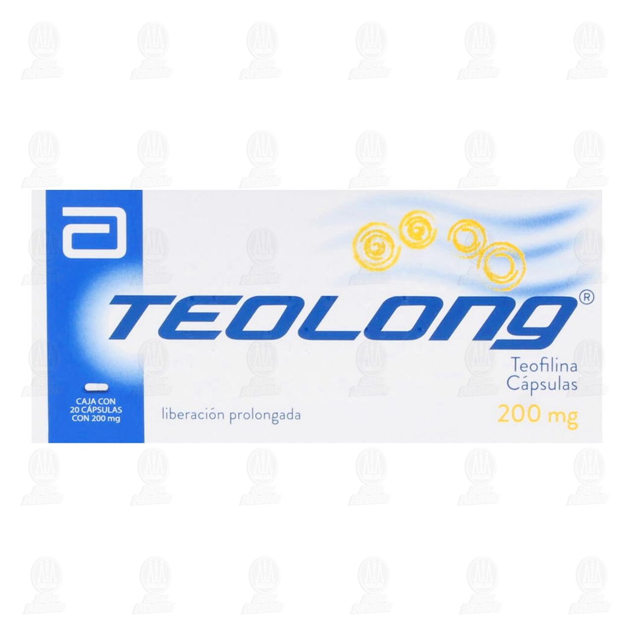 Teolong 200 mg, 20 C&aacute;psulas. image number 1