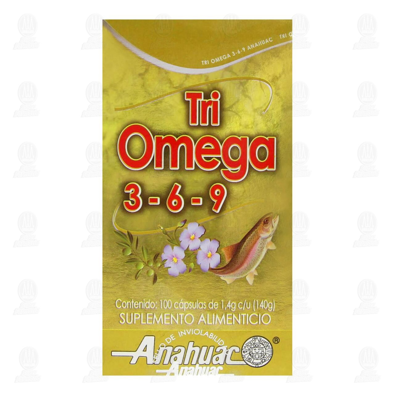 Triomega 3, 6 y 9, 100 Cápsulas. image number 2