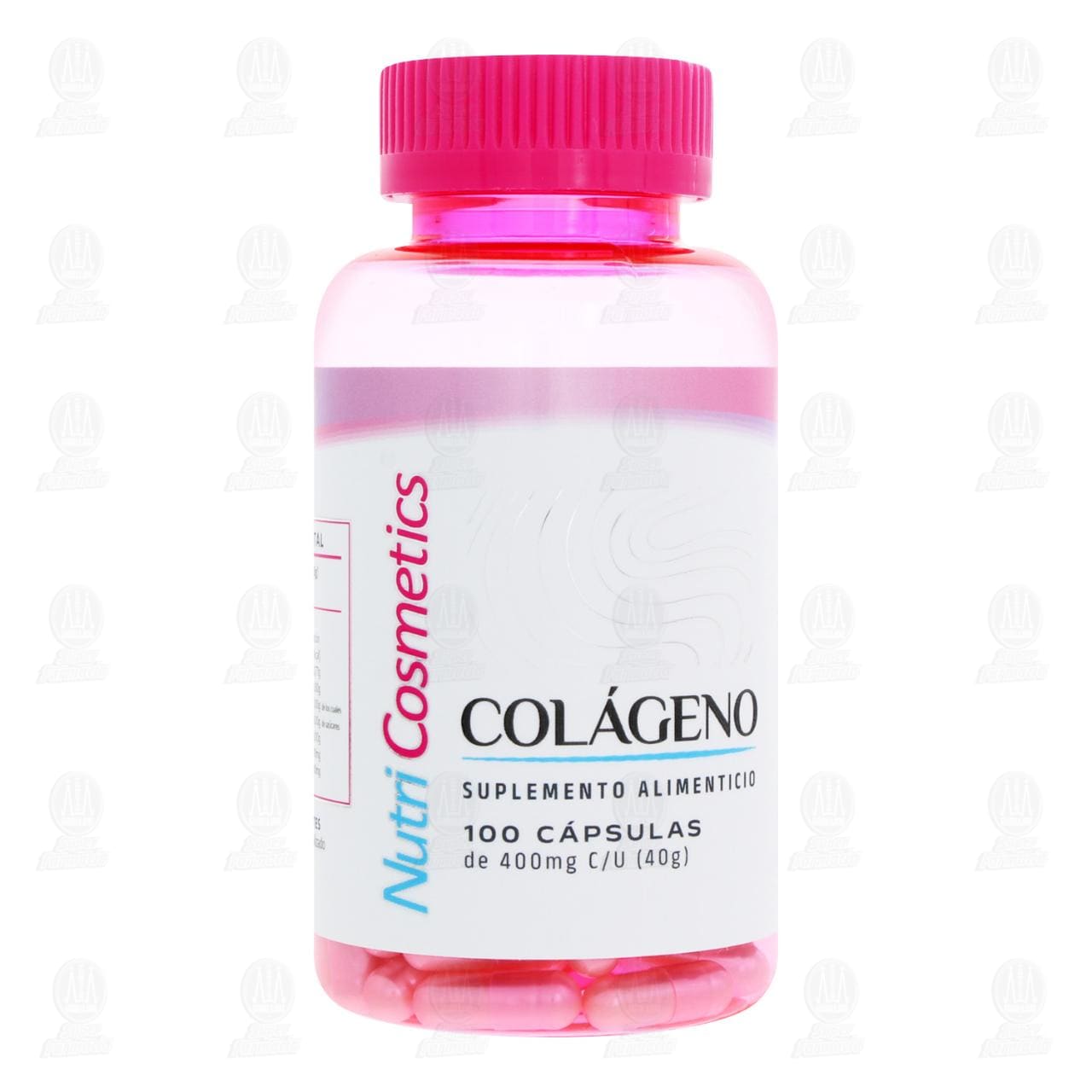 Imagen para Colágeno Nutri Cosmetics 400 mg, 100 Cápsulas.