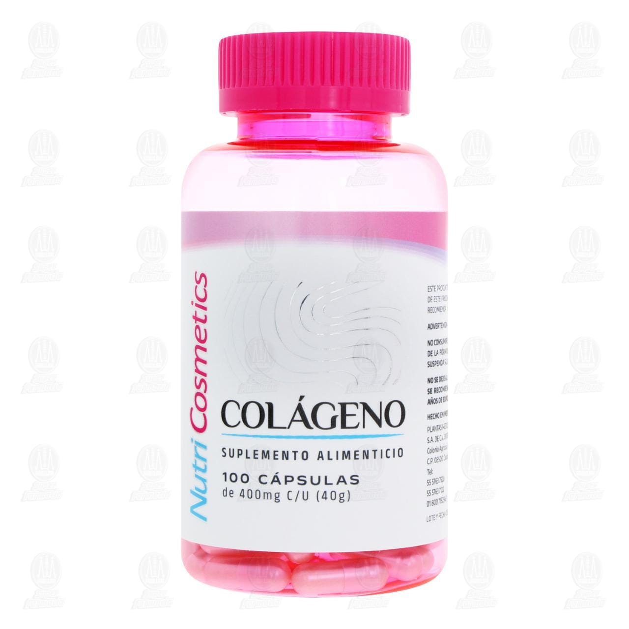 Col&aacute;geno Nutri Cosmetics 400 mg, 100 C&aacute;psulas. image number 1
