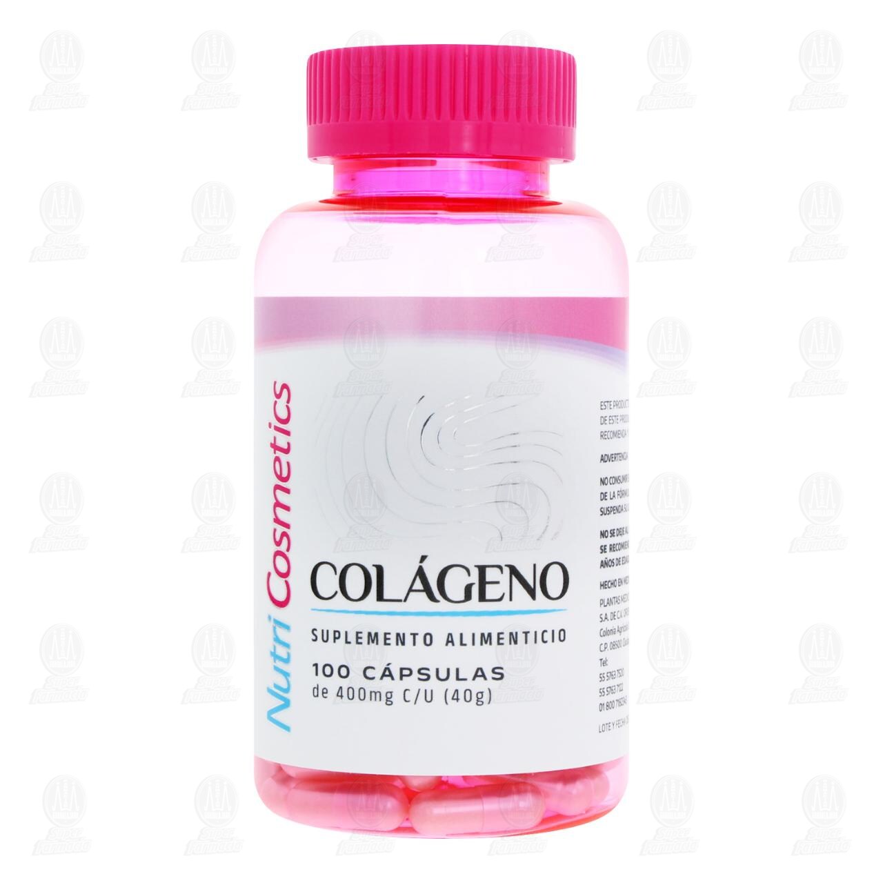 Col&aacute;geno Nutri Cosmetics 400 mg, 100 C&aacute;psulas. image number 1