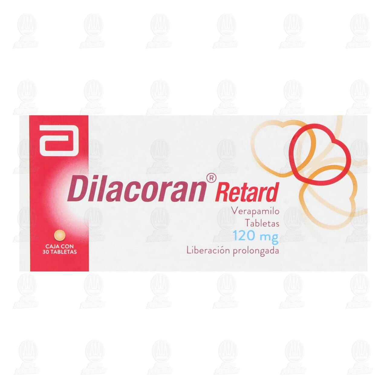 Dilacoran Retard 120 mg, 30 Tabletas. image number 1