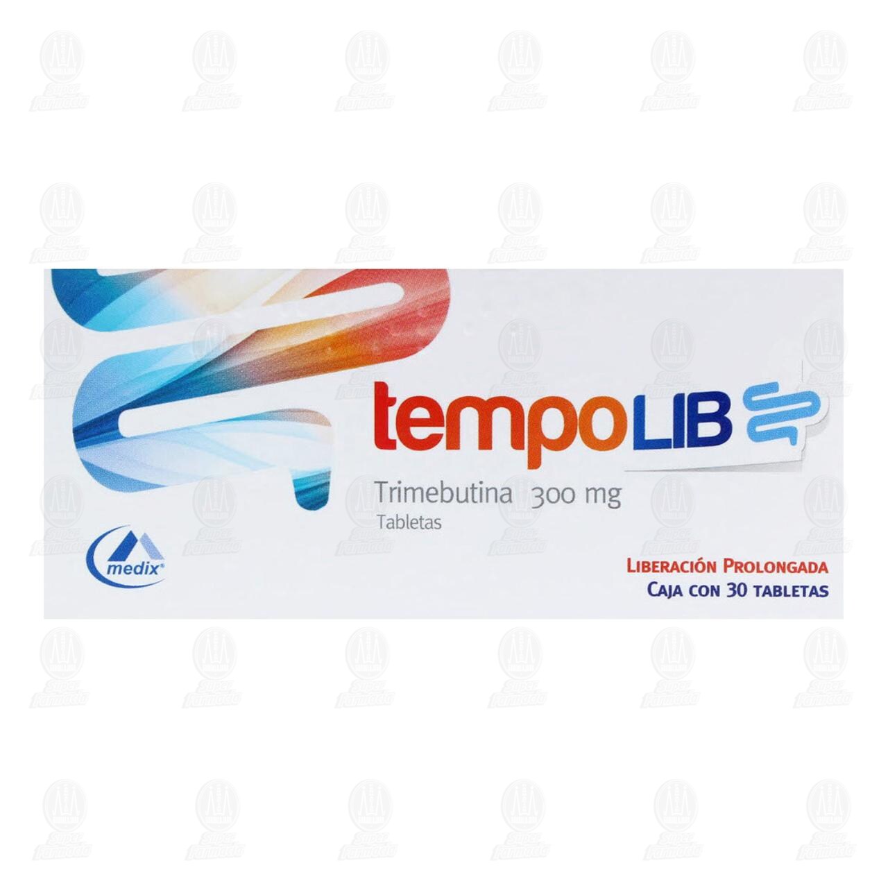 Tempolib 300mg 30 Tabletas image number 1