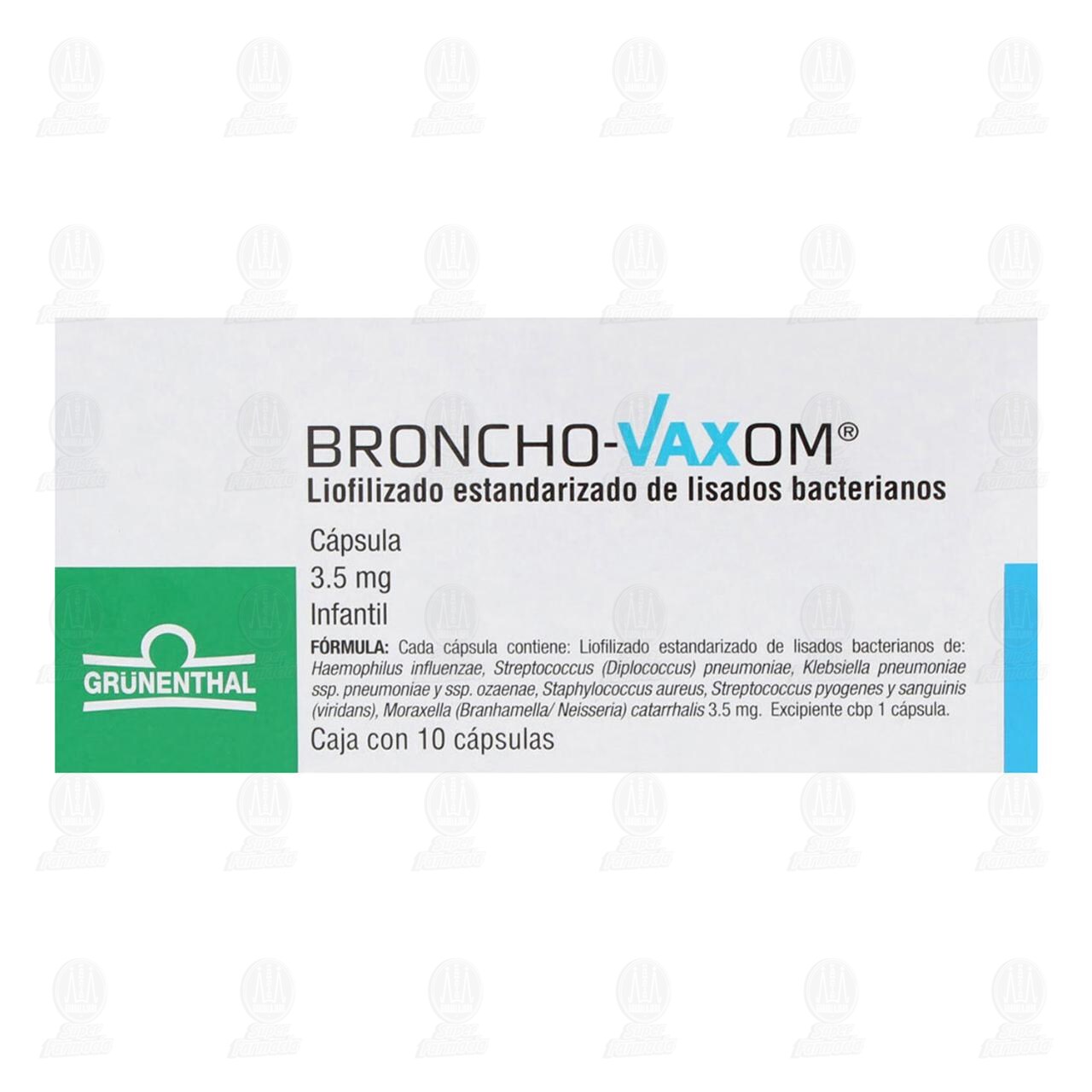 Broncho Vaxom Infantil 3.5 mg, 10 C&aacute;psulas. image number 2