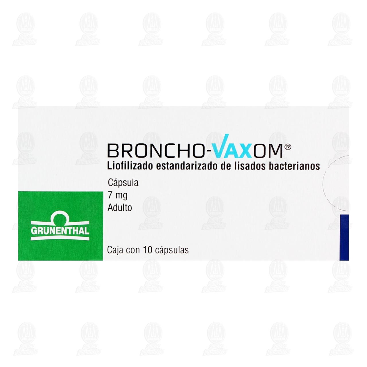Broncho-Vaxom Adulto 7 mg, 10 Cápsulas. image number 1