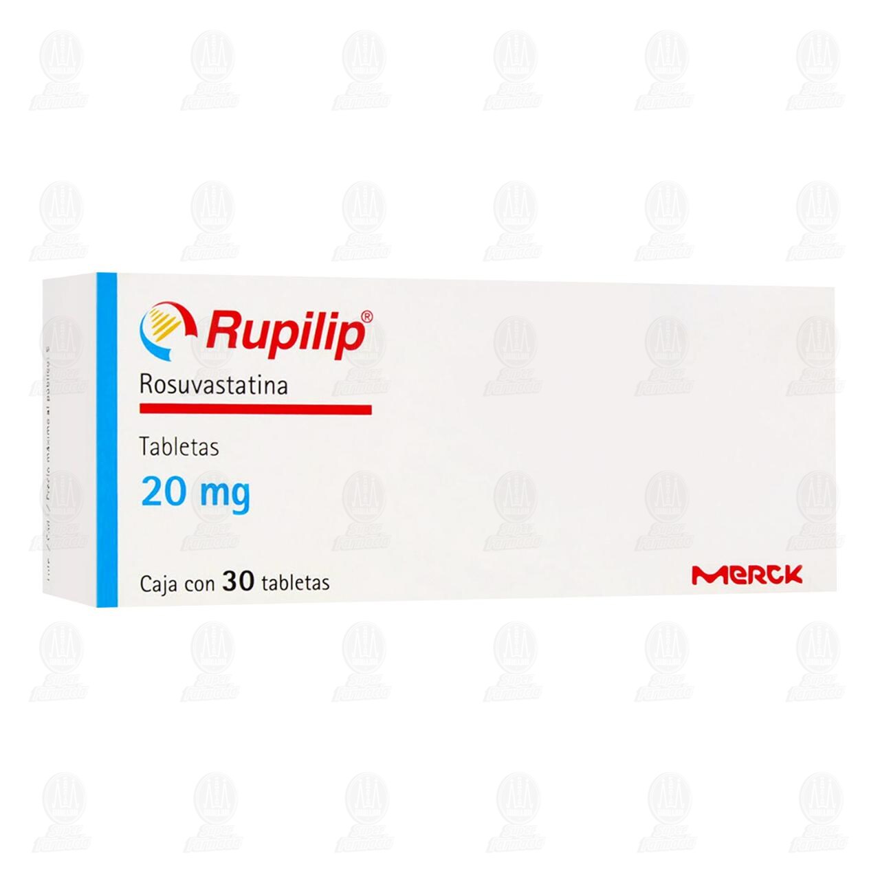 Rupilip 20 mg, 30 Tabletas. image number 0