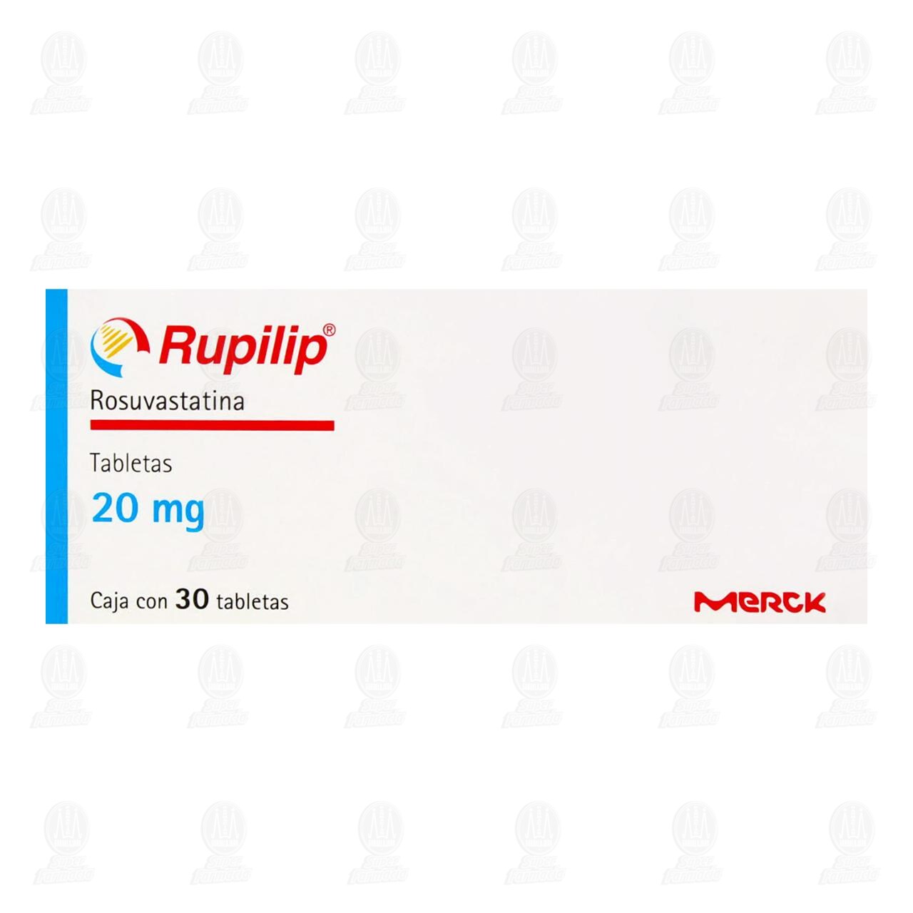 Rupilip 20 mg, 30 Tabletas. image number 1
