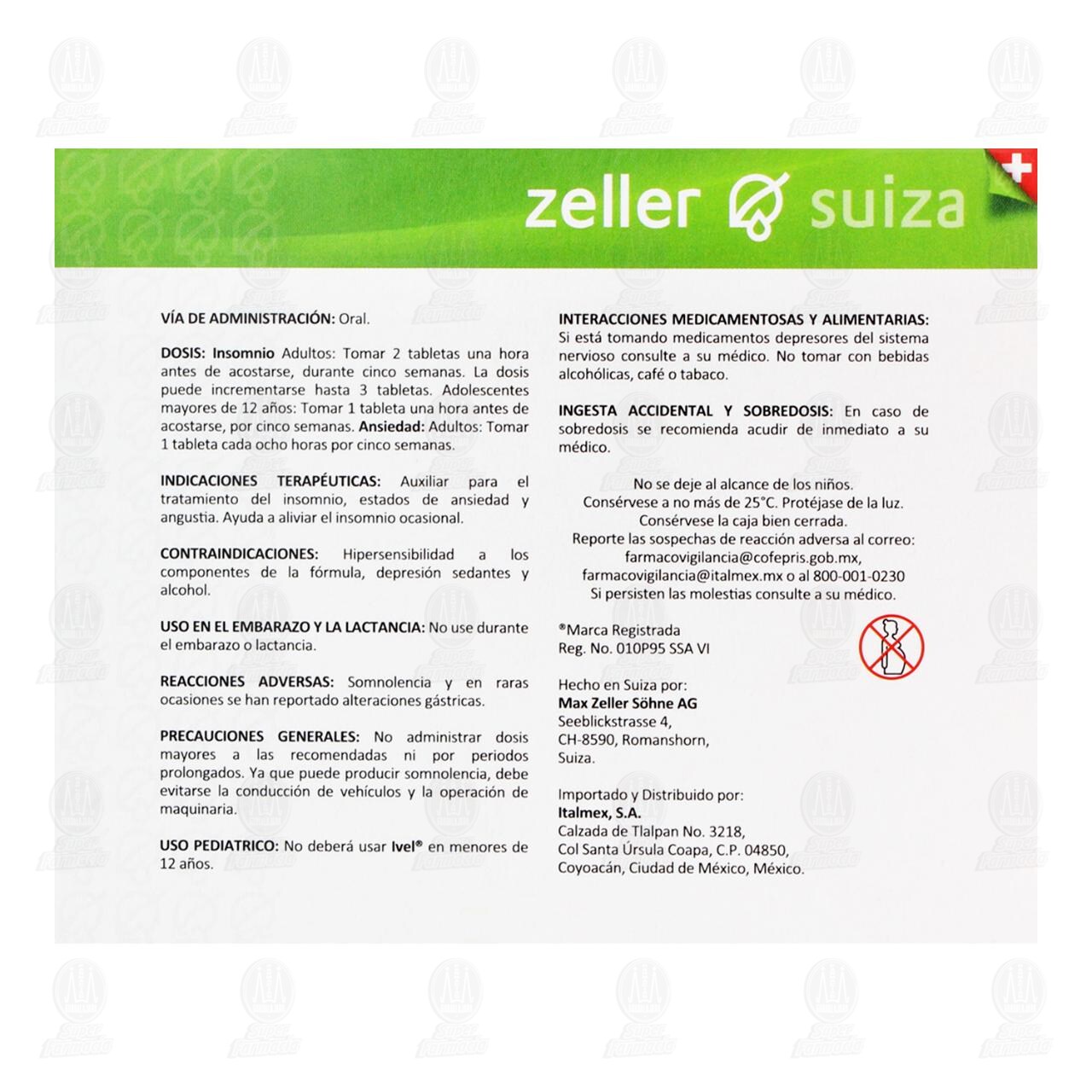 Ivel 250mg/60mg, 30 Tabletas. image number 2