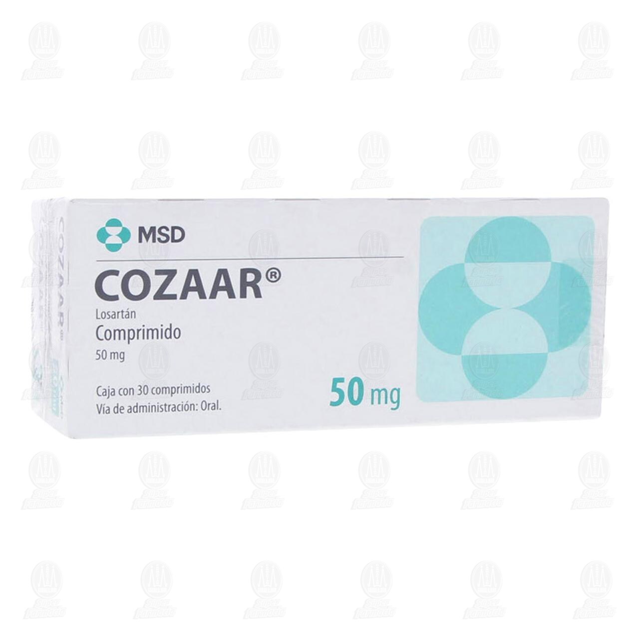 Pack Cozaar 50 mg, 2 Cajas con 30 Comprimidos c/u. image number 0