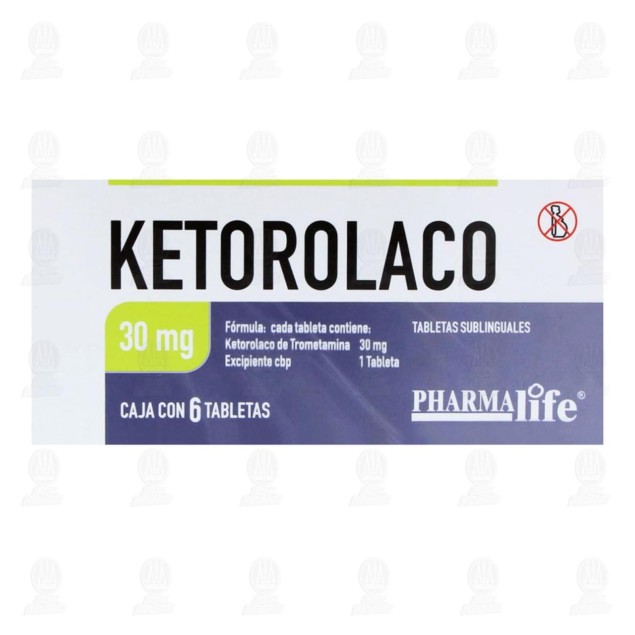 Ketorolaco 30 mg, 6 Tabletas Pharmalife. image number 2