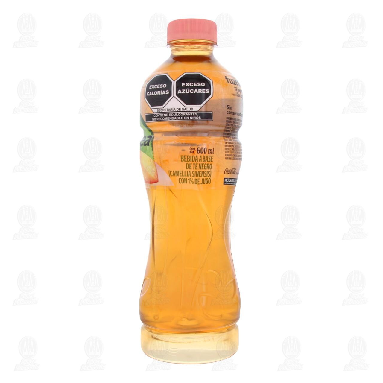 Té Negro Fuze Tea Sabor Durazno, 600 ml. image number 2