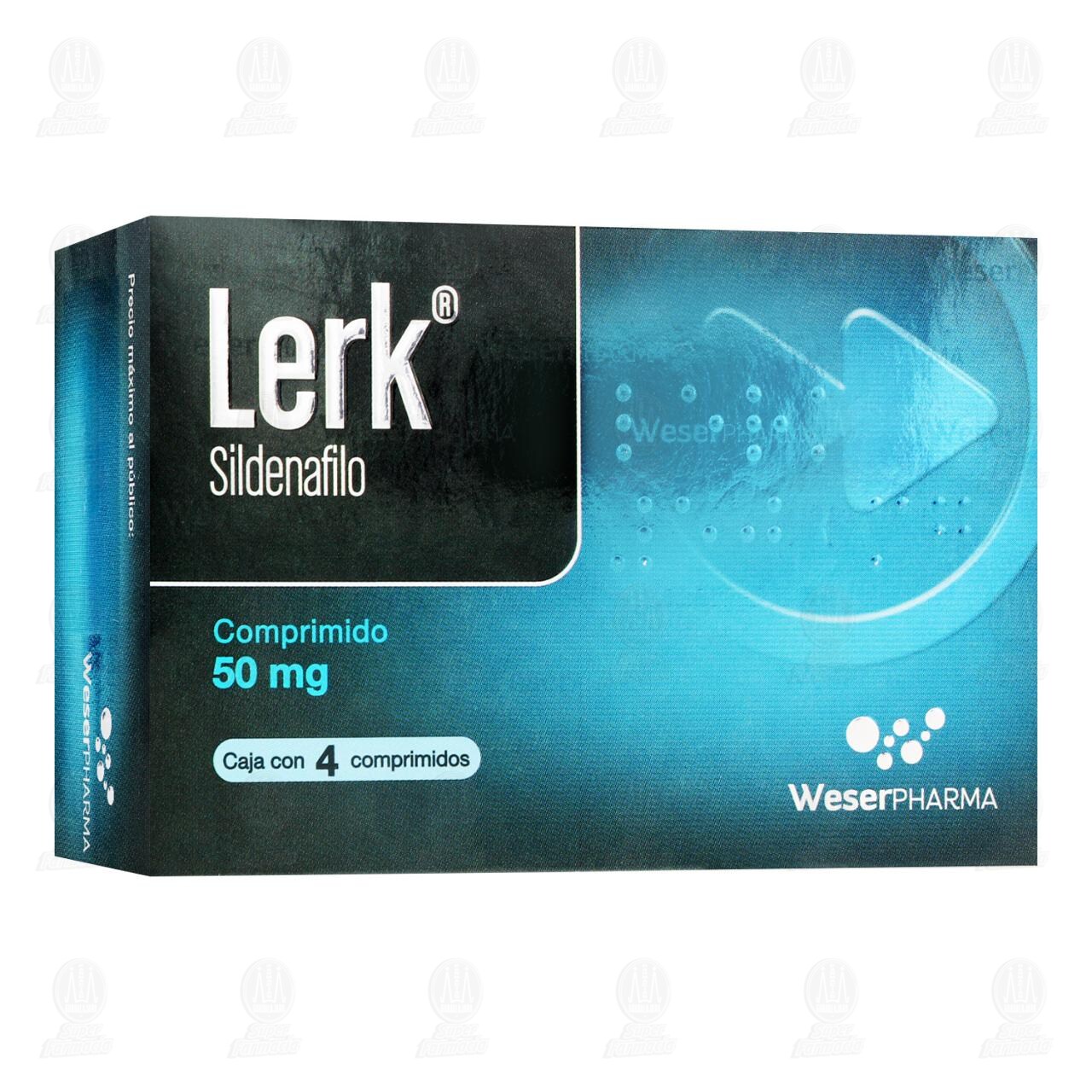 Lerk 50 mg, 4 Comprimidos. image number 0