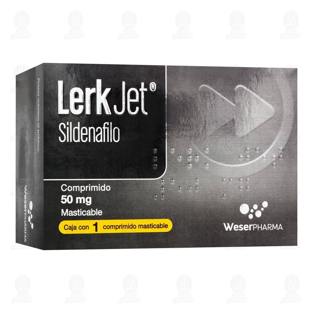 Lerk Jet 50 mg, 1 Comprimido. image number 0