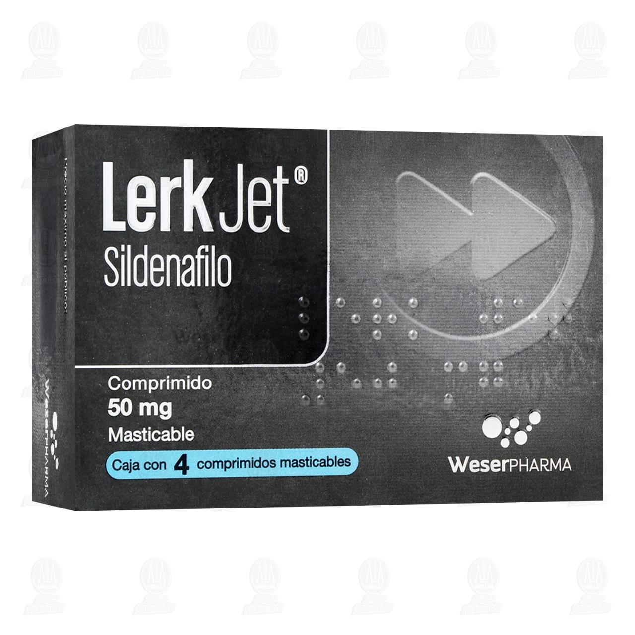 Imagen para Lerk Jet 50 mg, 4 Comprimidos.