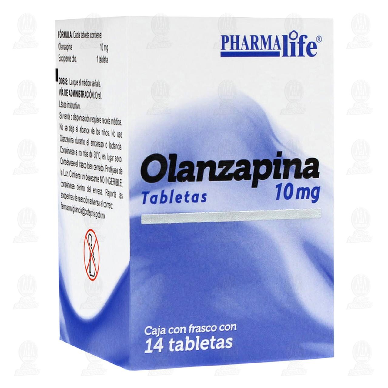 Olanzapina 10mg 14 Tabletas Pharmalife Smart Club