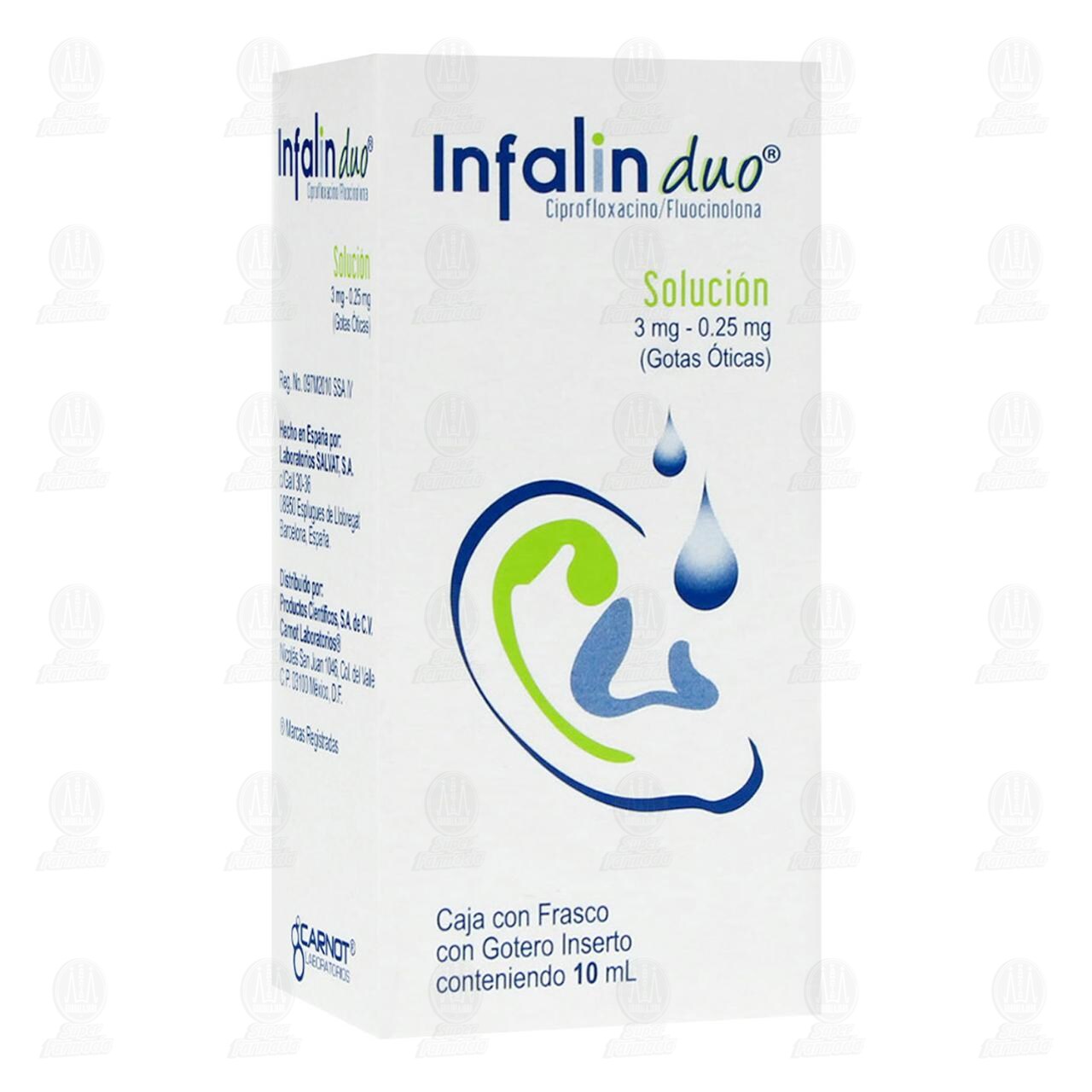 Infalin Duo, 3mg/0.25mg 10 ml Soluci&oacute;n &Oacute;tica. image number 0