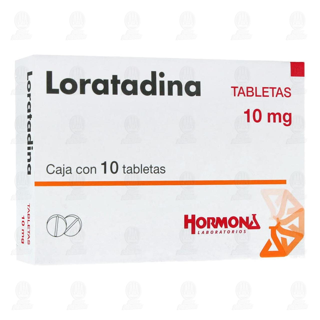 Imagen para Loratadina 10 mg, 10 Tabletas.