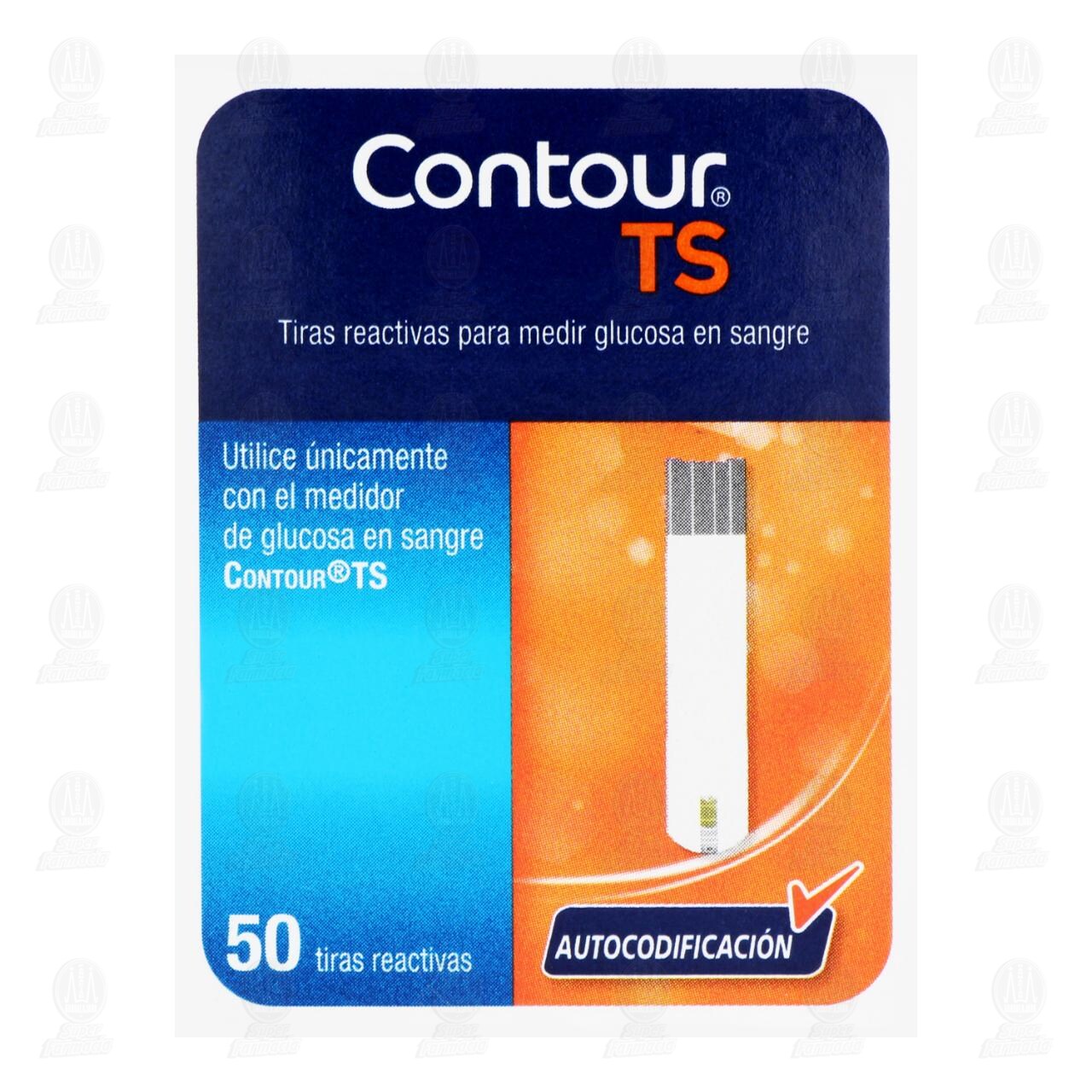 Contour TS Tiras Reactivas para Medir Glucosa en Sangre, 50 pzas. image number 1