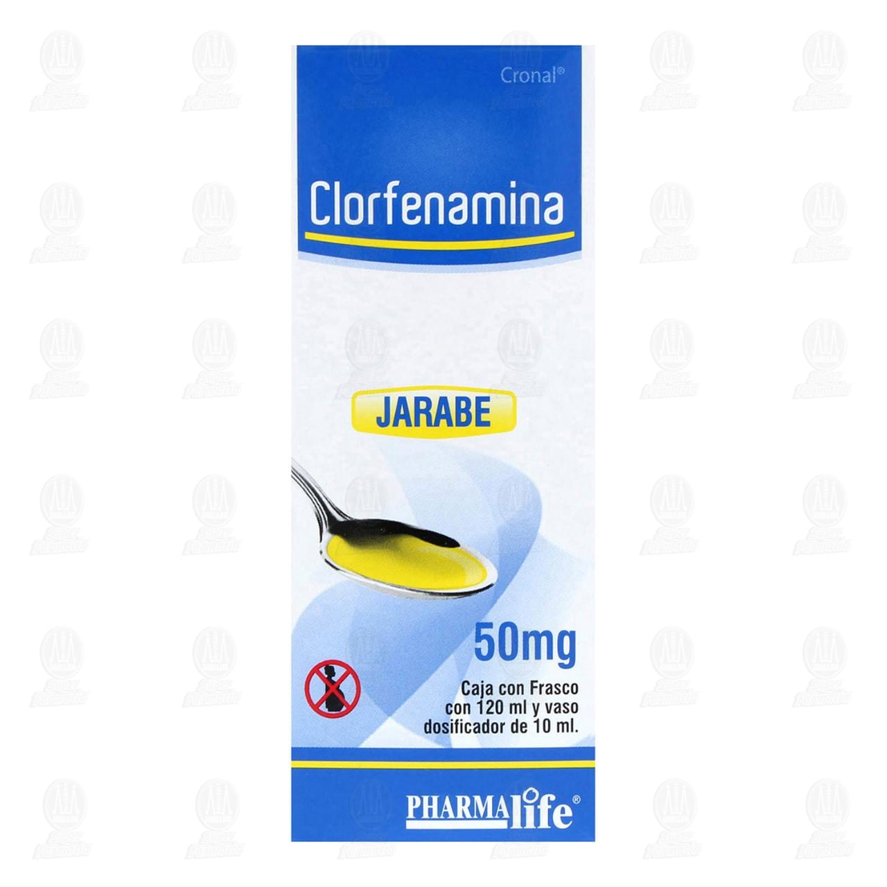 Clorfenamina 50 mg, 120 ml Jarabe Pharmalife. image number 1