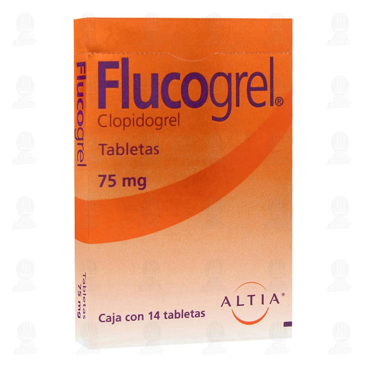 Flucogrel 75 mg, 14 Tabletas. image number 0