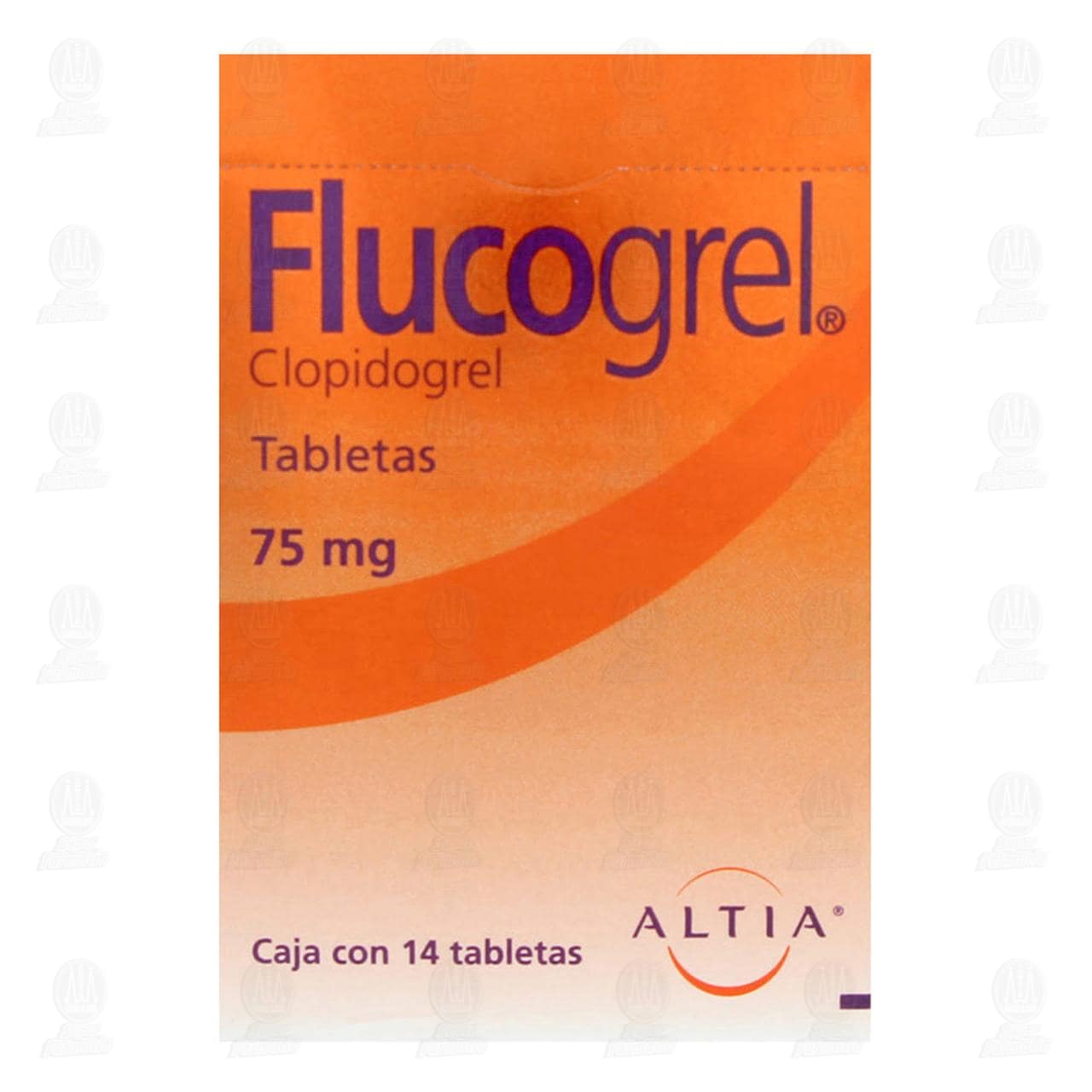 Flucogrel 75 mg, 14 Tabletas. image number 1