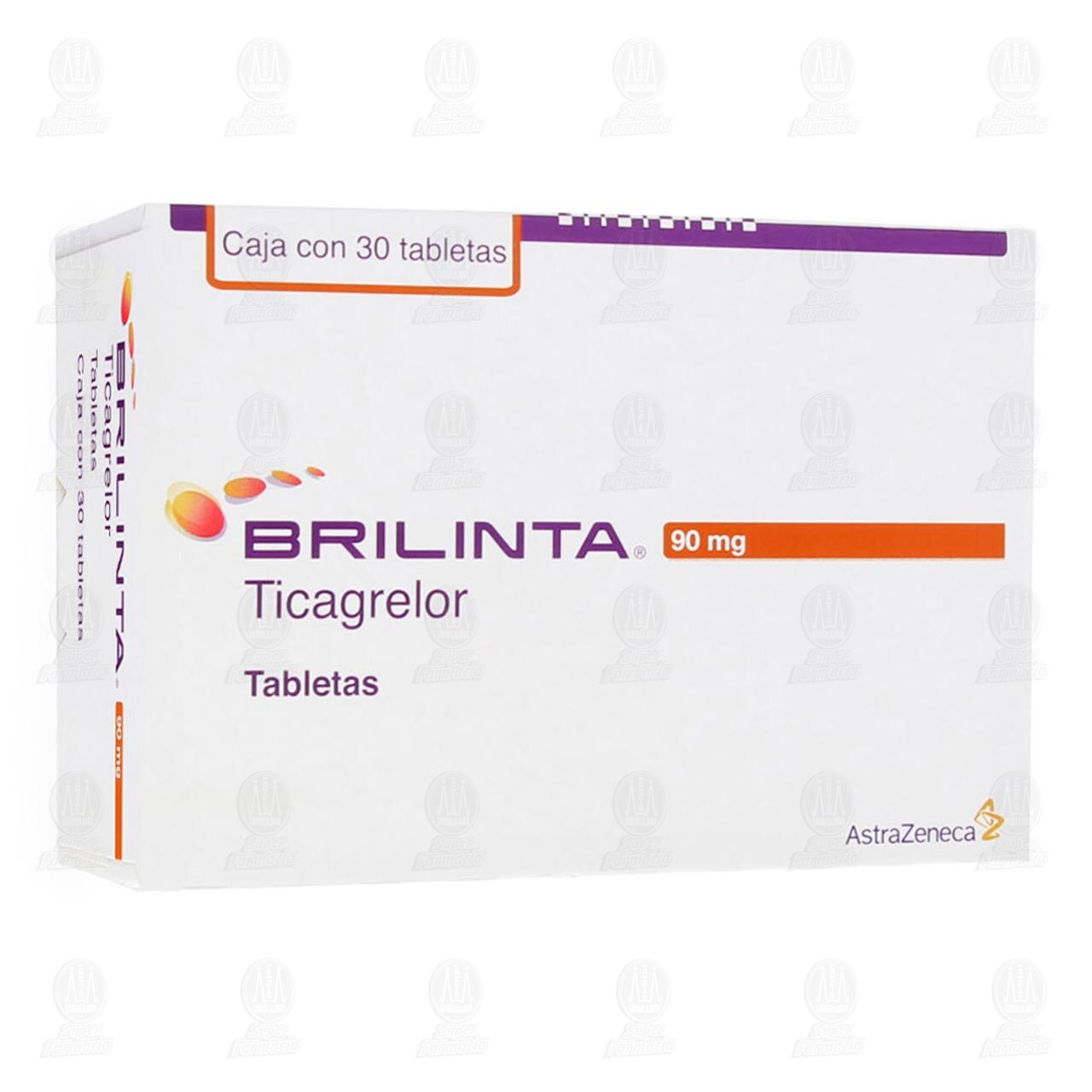 Brilinta 90 mg, 30 Tabletas. image number 0