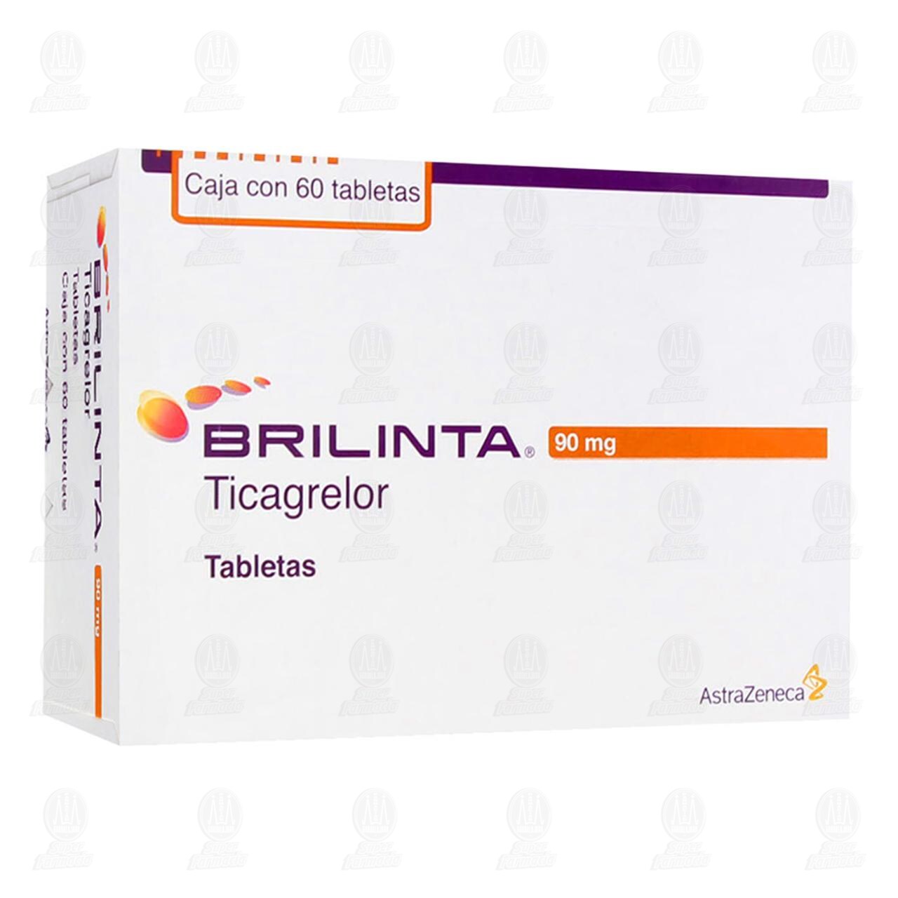 Brilinta 90 mg, 60 Tabletas. image number 0