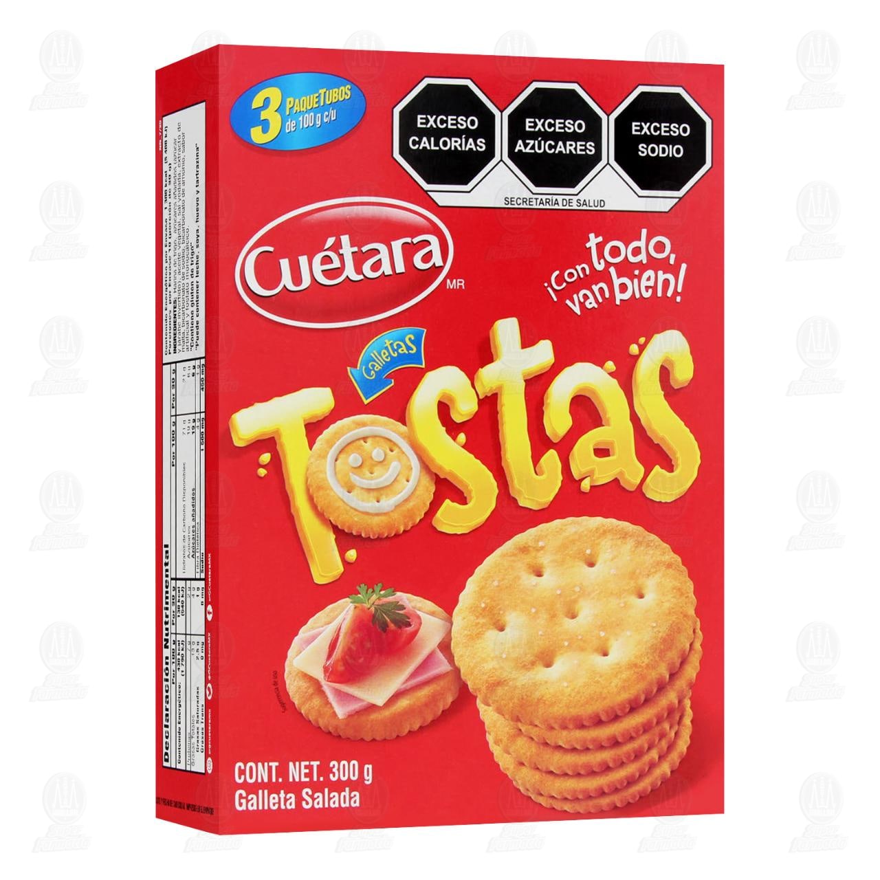 Galletas saladas TOSTAS, 300g - Blue Remesas