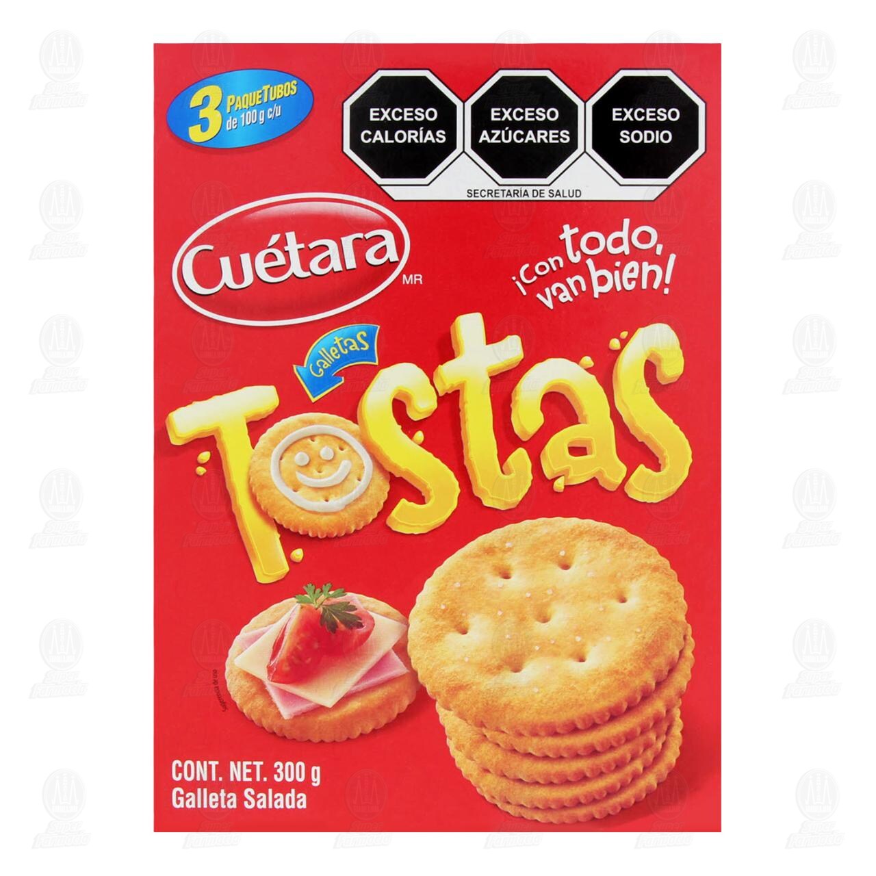 Galletas Tostas Saladas, 300 gr. image number 1