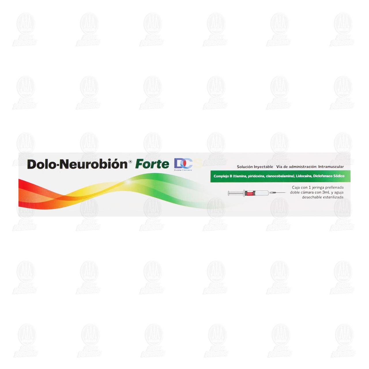 Dolo-Neurobi&oacute;n Forte DC 1 Jeringa Prellenada 3 ml, Aguja Desechable. image number 1