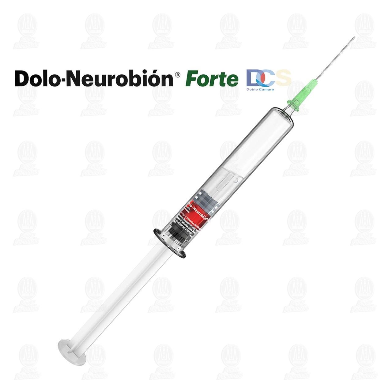 Dolo-Neurobi&oacute;n Forte DC 1 Jeringa Prellenada 3 ml, Aguja Desechable. image number 2