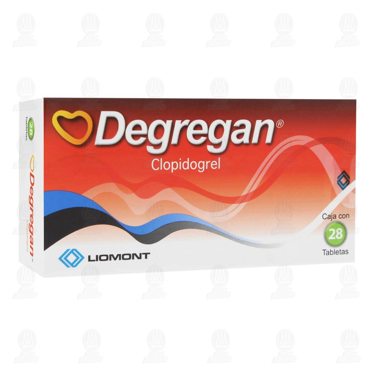 Degregan 75 mg, 28 Tabletas. image number 0