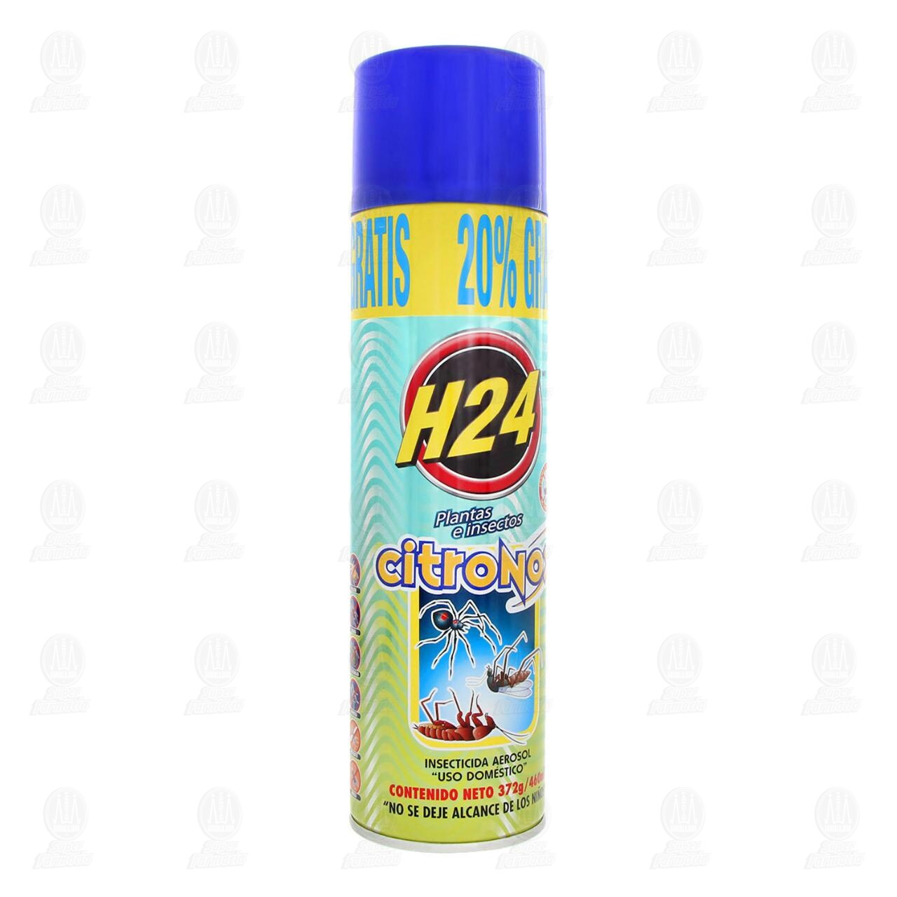 Insecticida H24 Citronox en Aerosol Uso Dom&eacute;stico, 460 ml. image number 0