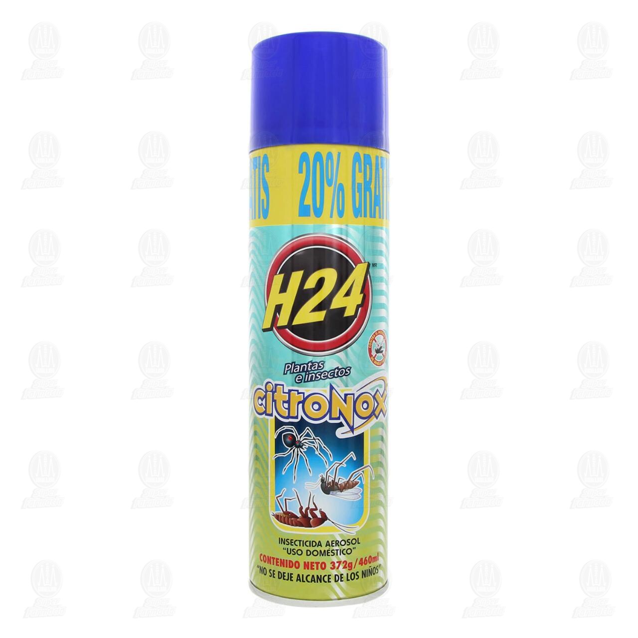 Insecticida H24 Citronox en Aerosol Uso Dom&eacute;stico, 460 ml. image number 1