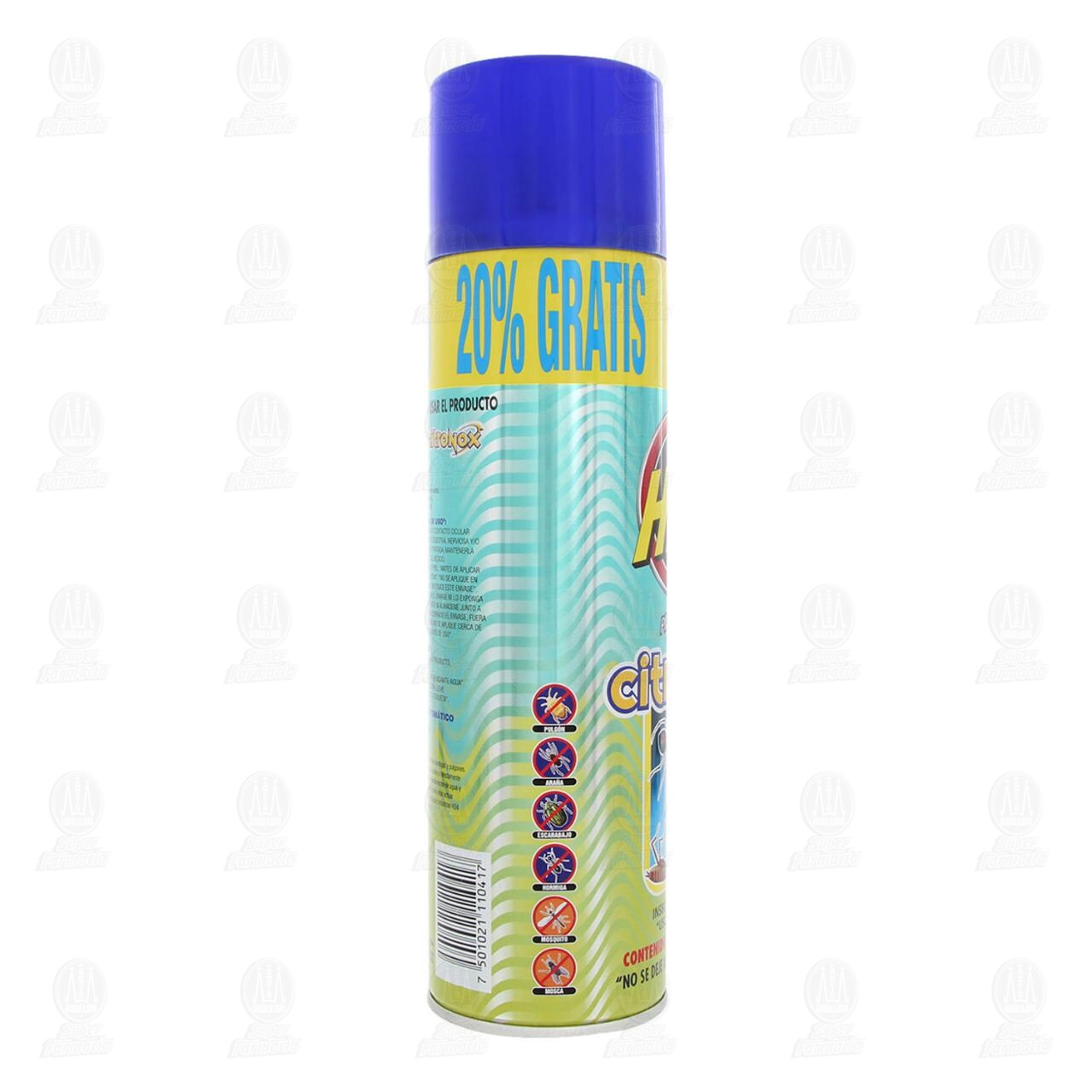 Insecticida H24 Citronox en Aerosol Uso Dom&eacute;stico, 460 ml. image number 4