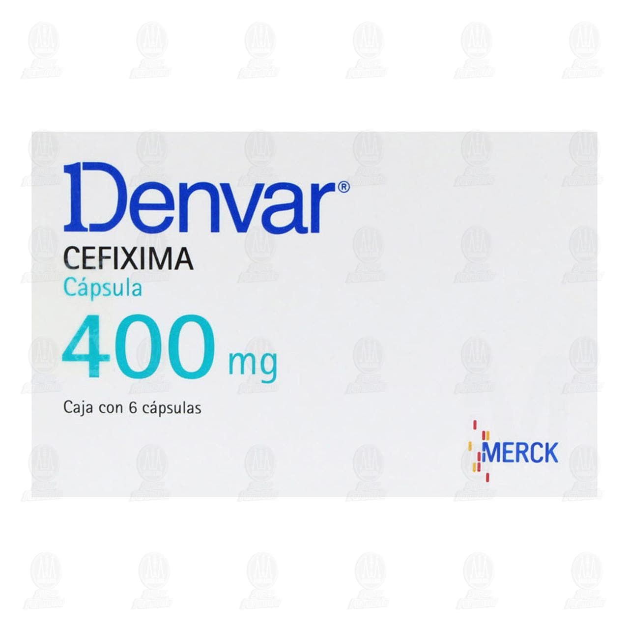 Denvar 400 mg, 6 C&aacute;psulas. image number 1