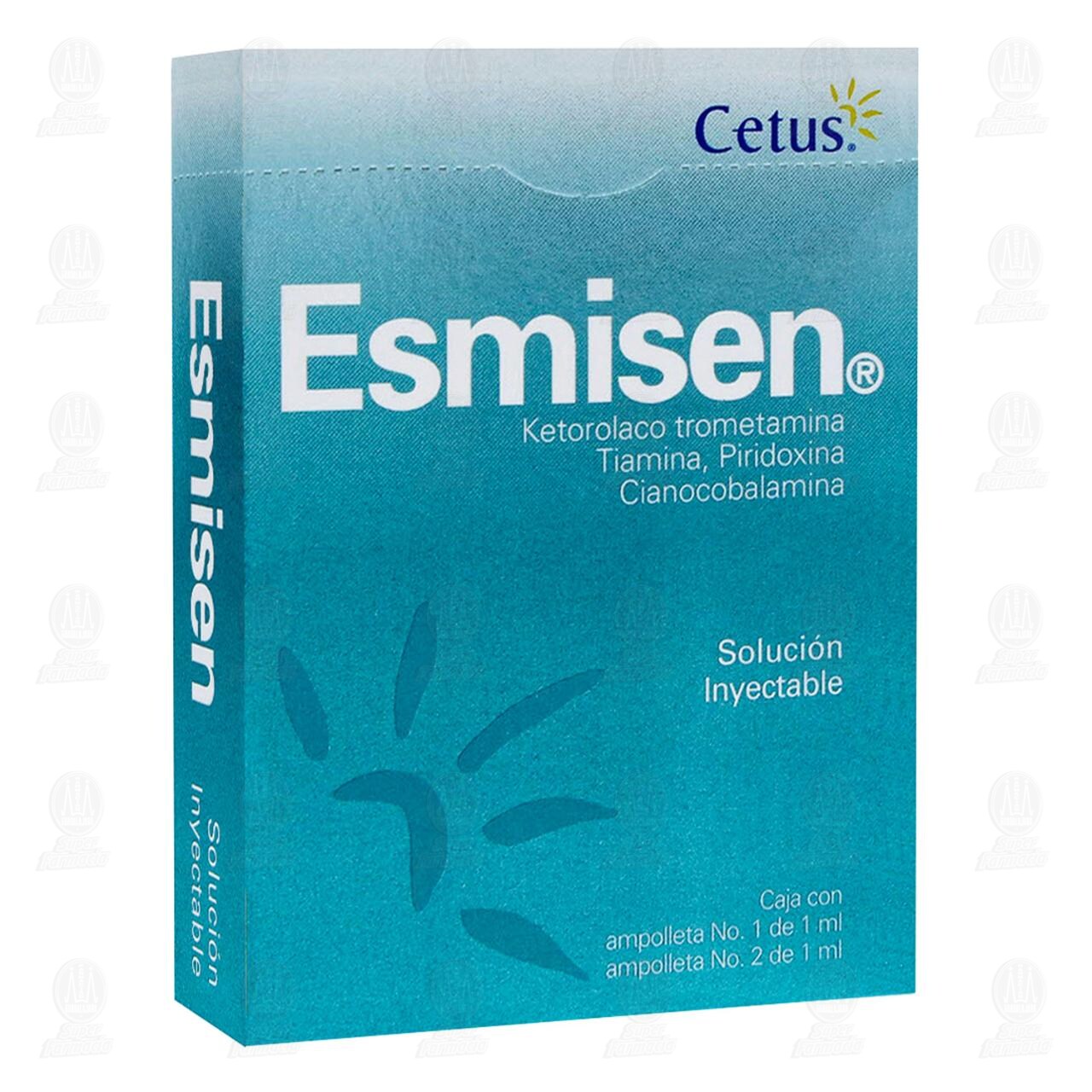 Esmisen Soluci&oacute;n Inyectable, 2 ampolletas. image number 0