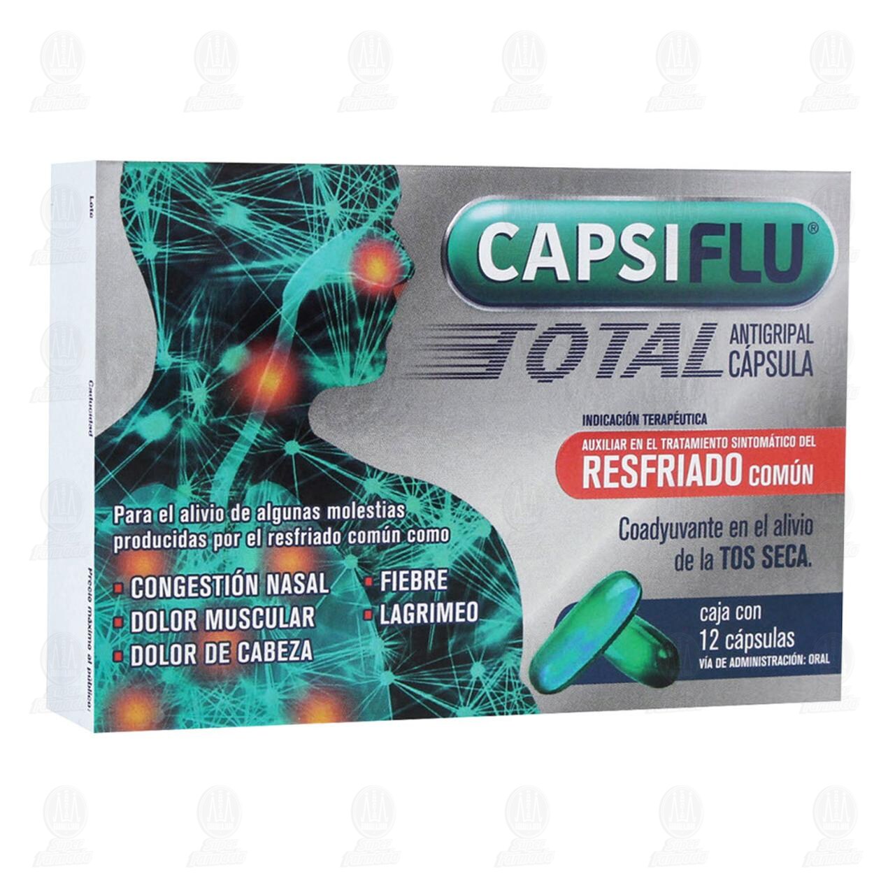 Capsiflu Total, 12 C&aacute;psulas. image number 0