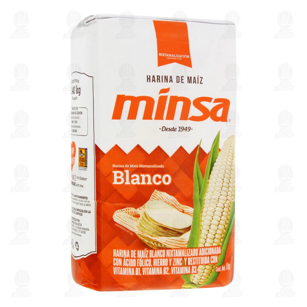 Harina de Ma&iacute;z M&iacute;nsa, 1 kg. image number 0