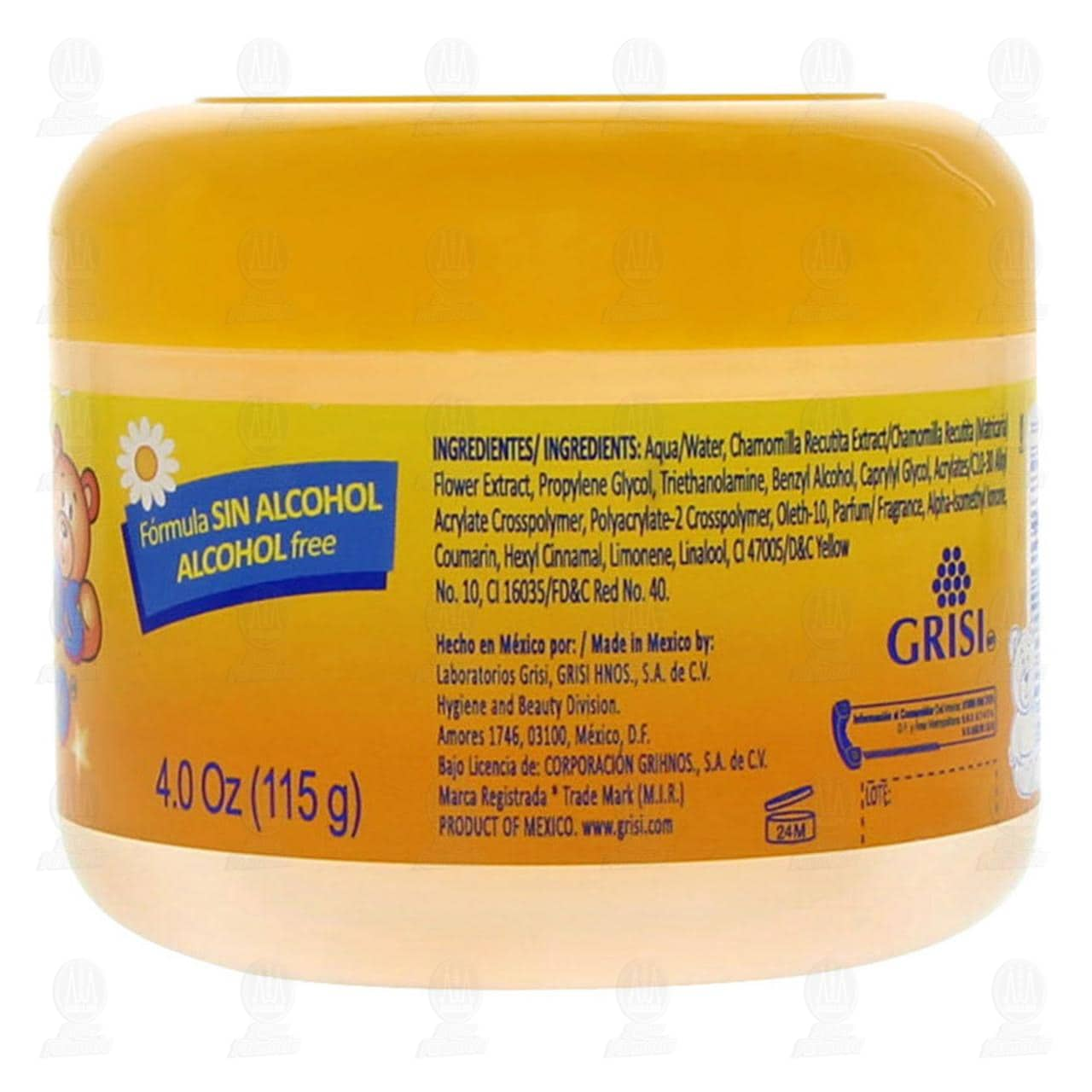 Gel para Cabello marca Grisi Ricitos de Oro para Bebé