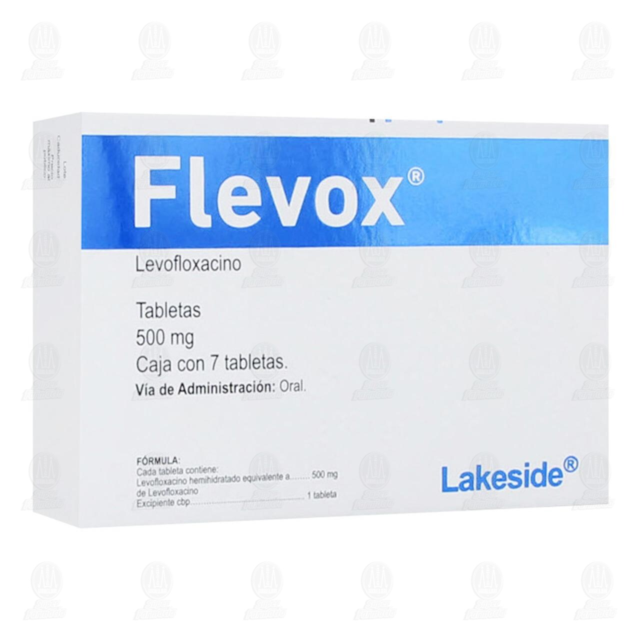 Flevox 500 mg, 7 Tabletas. image number 0