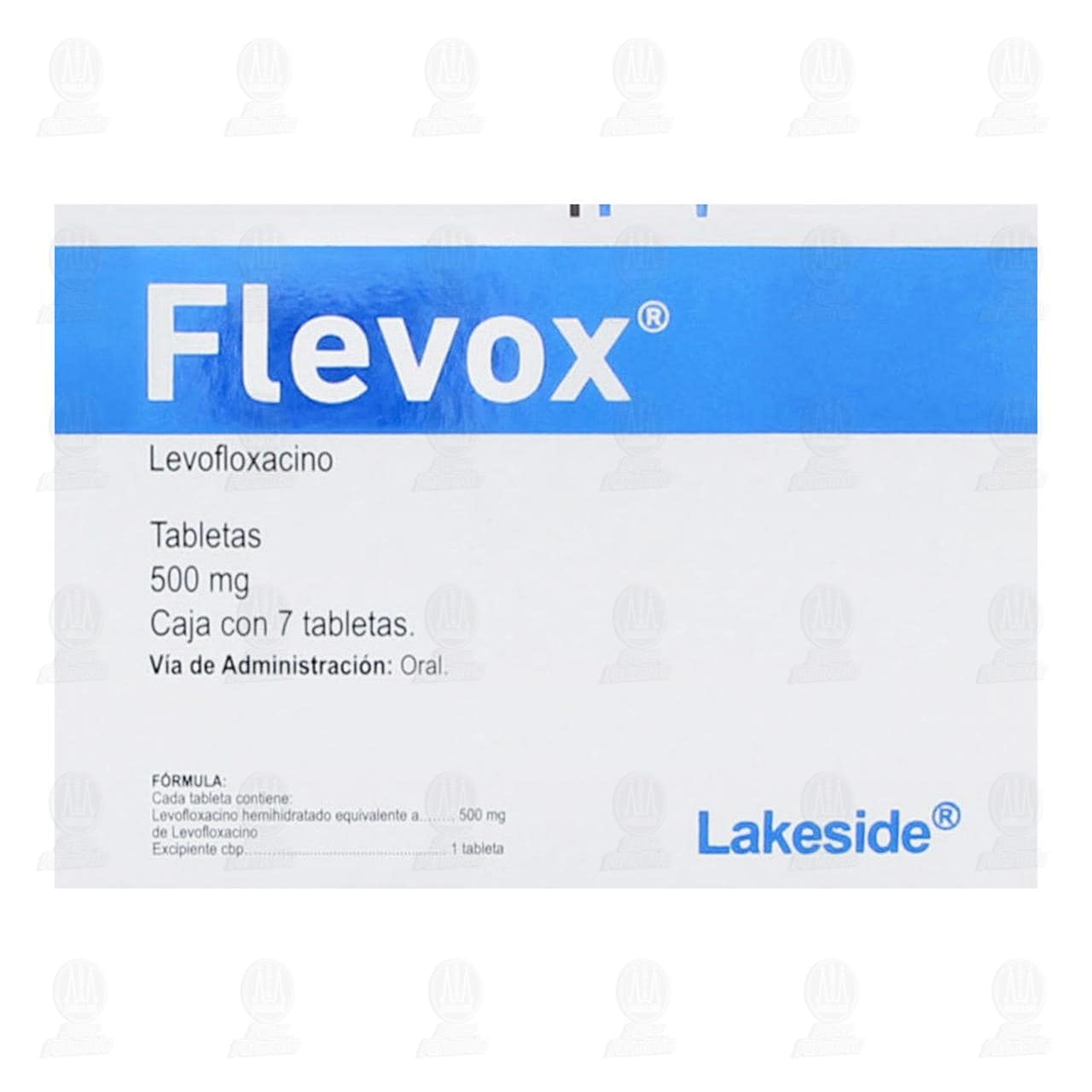 Flevox 500 mg, 7 Tabletas. image number 1