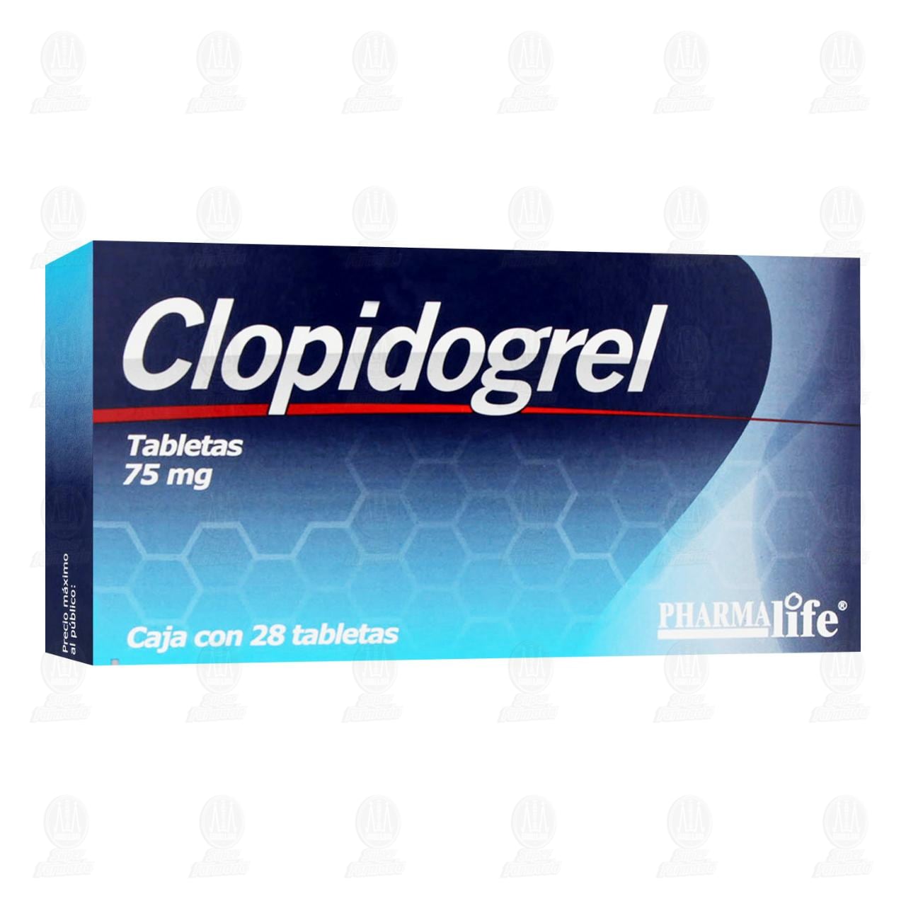 Clopidogrel 75 mg, 28 Tabletas Pharmalife. image number 0